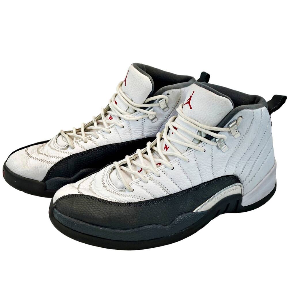 Nike Air Jordan 12 Retro White Black Dark Gray 2019  130690-160